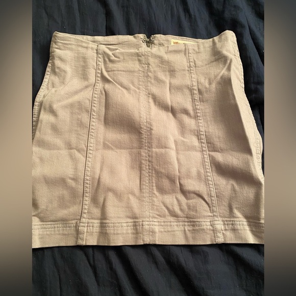 Wishlist Jeans Steel Green Denim Skirt with Boning - Picture 2 of 5